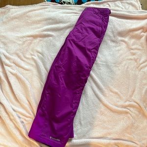 girls columbia snow pants!